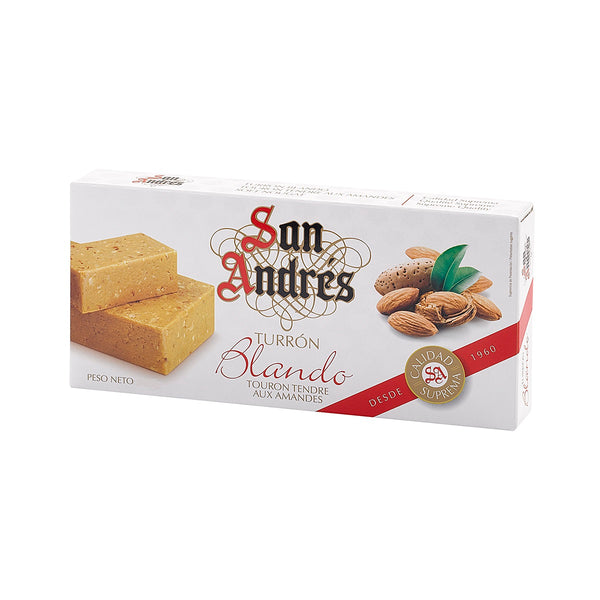 Creamy Almonds Nougat SAN ANDRES 250g (Turrón Blando)