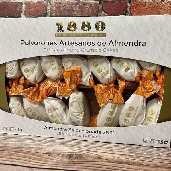 Almond Crumble Cakes 1880 310g (Polvorones Artesanos de Almendra)