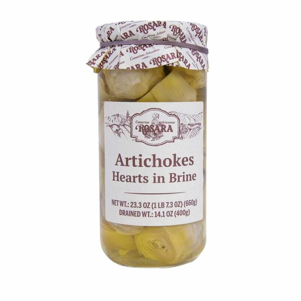 Artichokes Hearts in Brine ROSARA 660g (Corazones de Alcachofa al Natural)